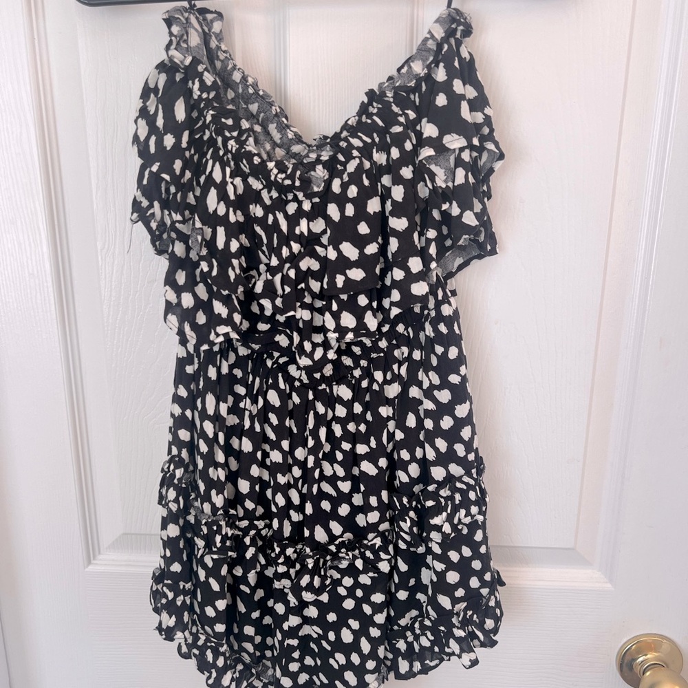 Fashionova Strapless Shorts Romper